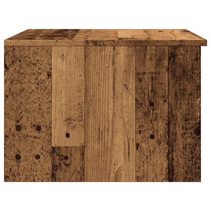 Tavolino da Salotto Legno Antico 50x50x36 cm Legno Multistrato | homemem39
