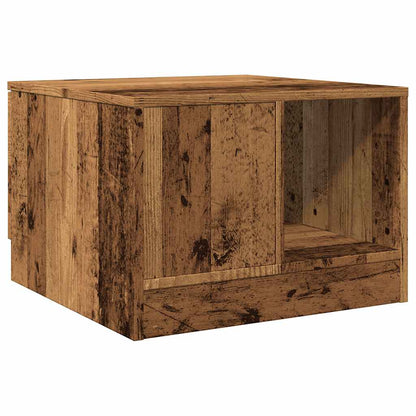 Tavolino da Salotto Legno Antico 50x50x36 cm Legno Multistrato | homemem39