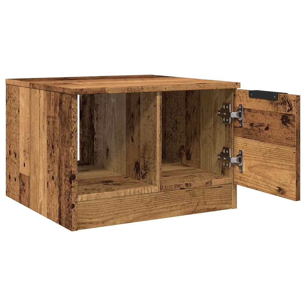 Tavolino da Salotto Legno Antico 50x50x36 cm Legno Multistrato | homemem39