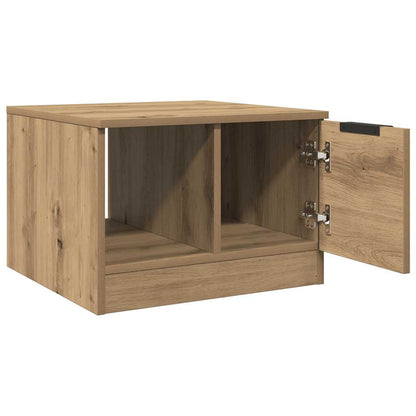 Tavolino da Salotto Rovere Artigianale 50x50x36 cm Truciolato | homemem39