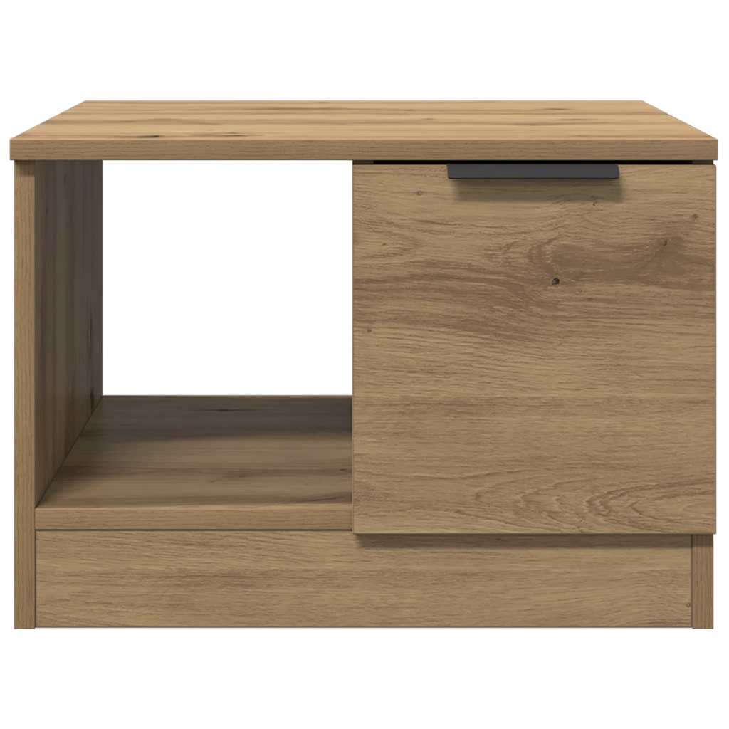 Tavolino da Salotto Rovere Artigianale 50x50x36 cm Truciolato
