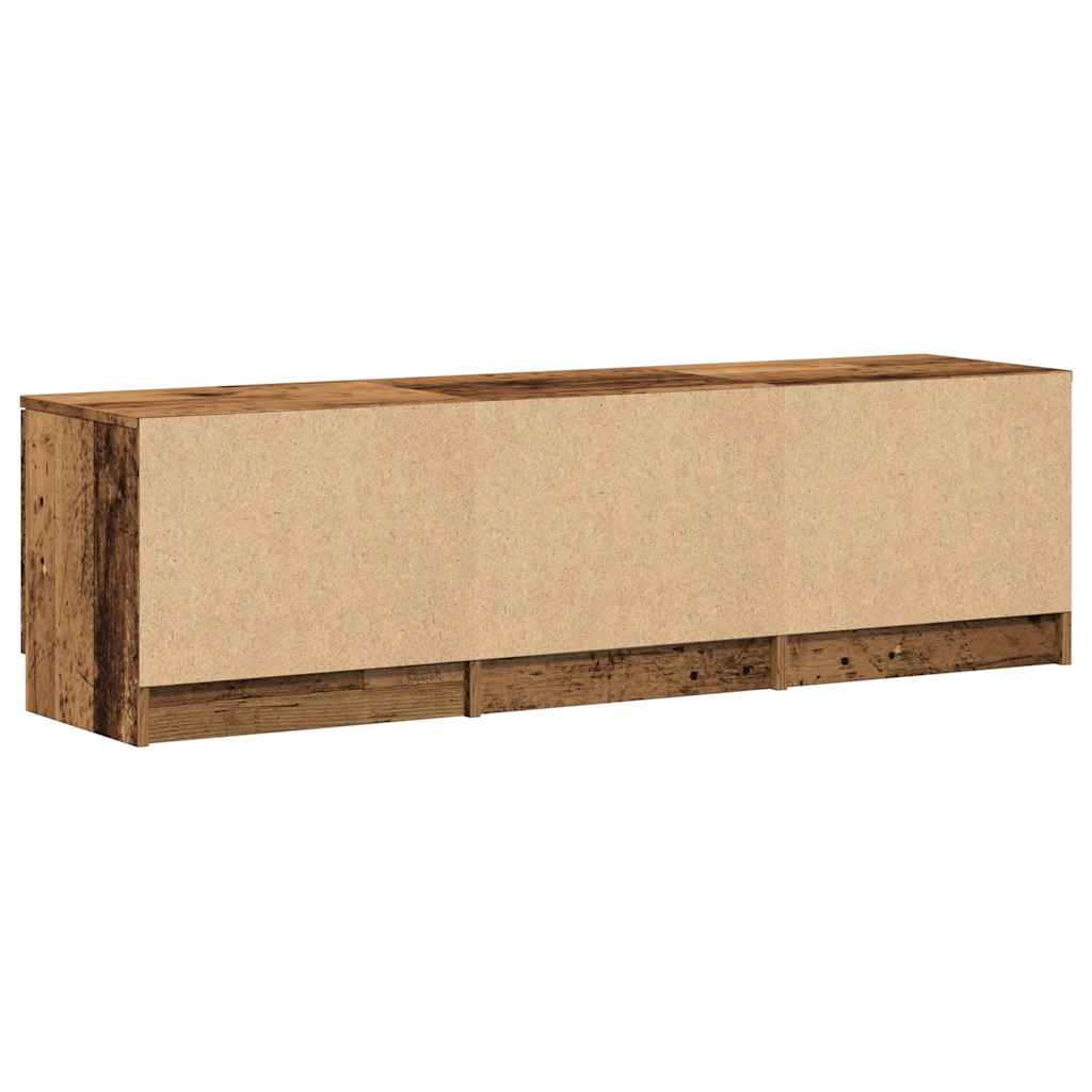 Mobile Porta TV in Legno Vecchio 140x35x40 cm in Truciolato | homemem39