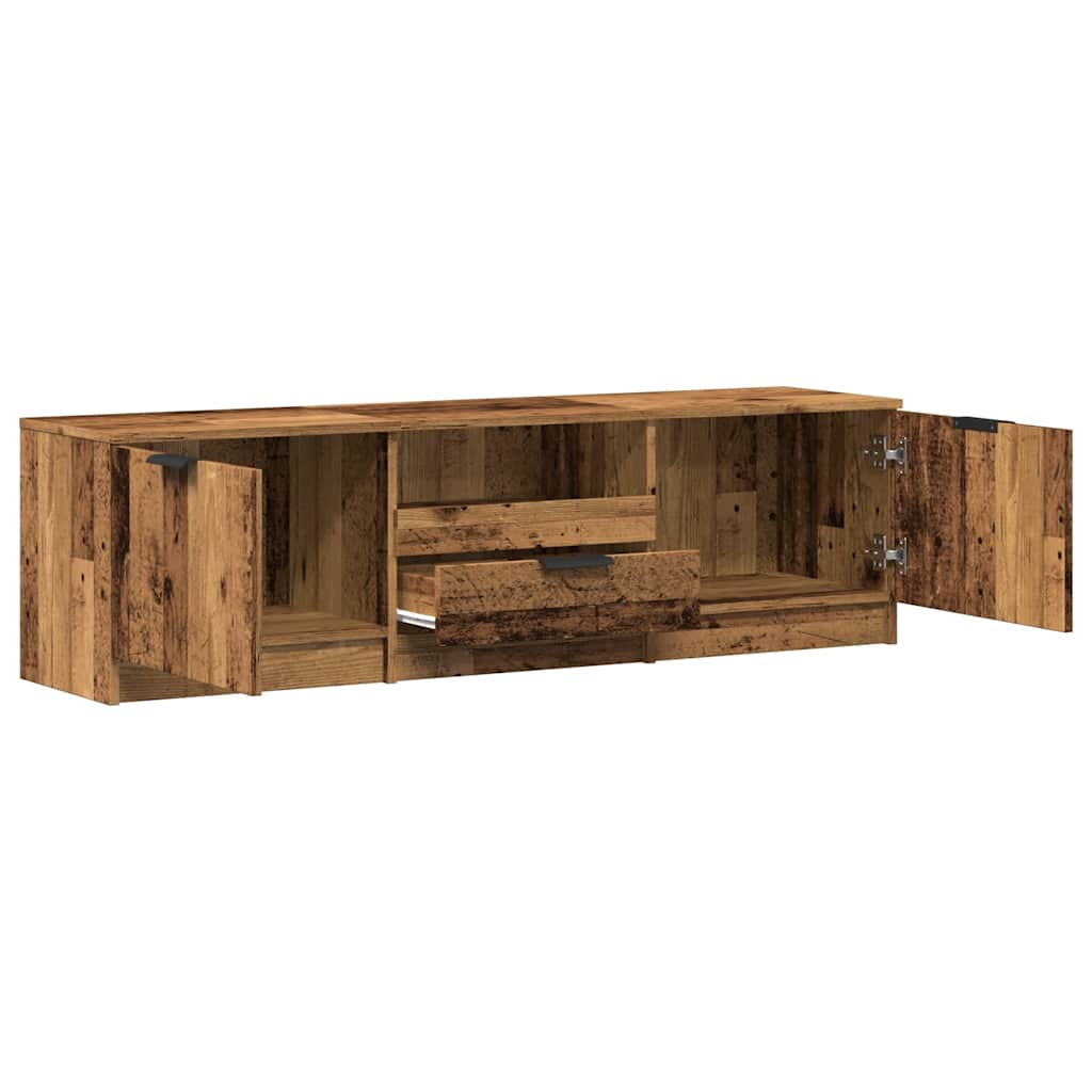 Mobile Porta TV in Legno Vecchio 140x35x40 cm in Truciolato | homemem39