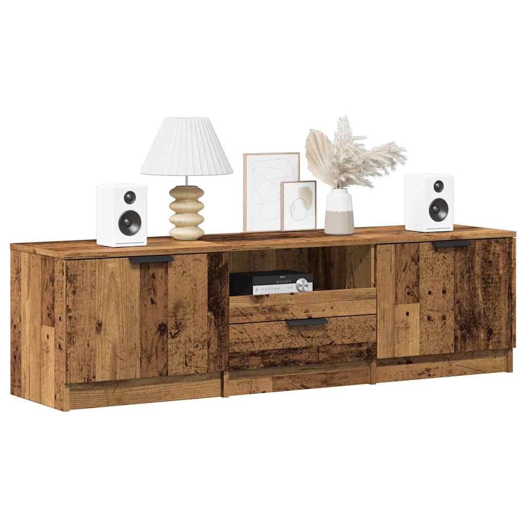 Mobile Porta TV in Legno Vecchio 140x35x40 cm in Truciolato | homemem39