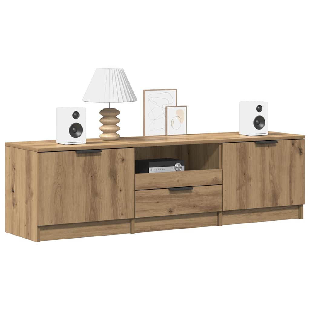Mobile TV Artisan Rovere 140x35x40 cm Legno ingegnerizzato | homemem39