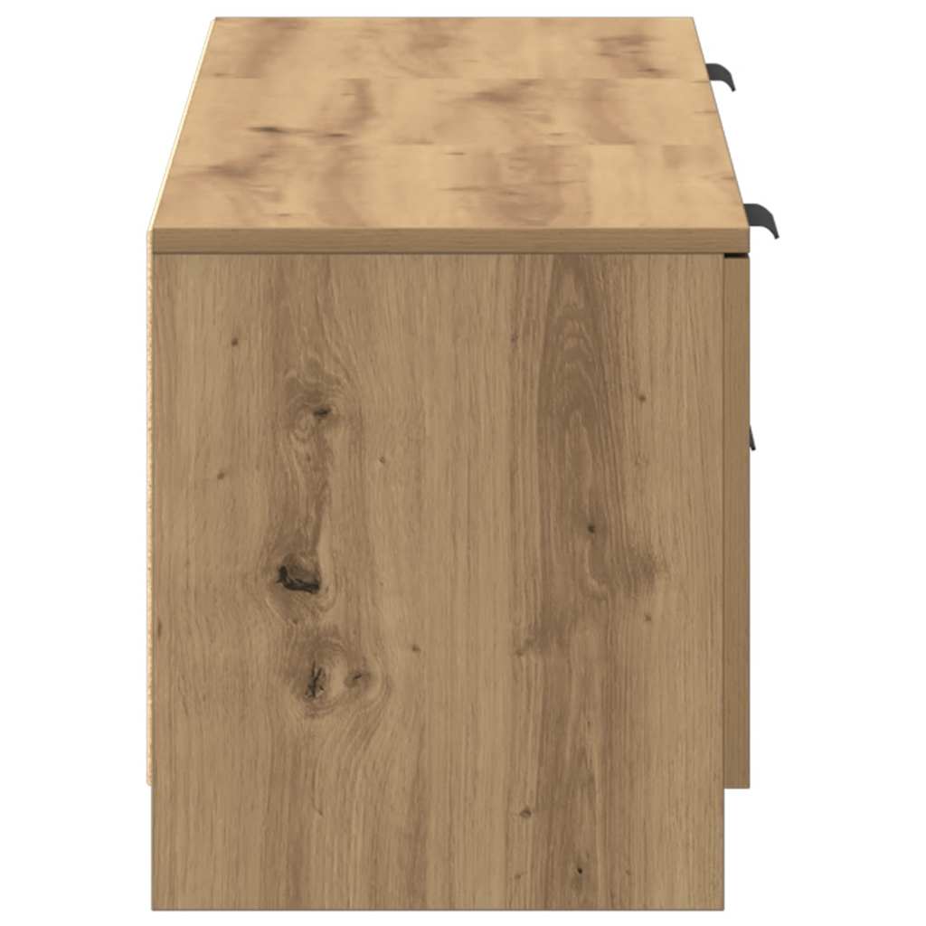 Mobile TV Artisan Rovere 140x35x40 cm Legno ingegnerizzato | homemem39