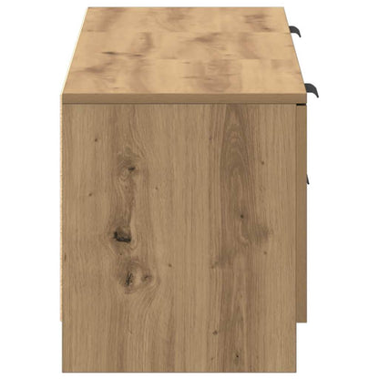 Mobile TV Artisan Rovere 140x35x40 cm Legno ingegnerizzato | homemem39