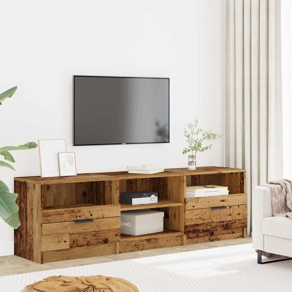 Mobile Porta TV Legno Vecchio 150x33,5x45 cm Legno Multistrato