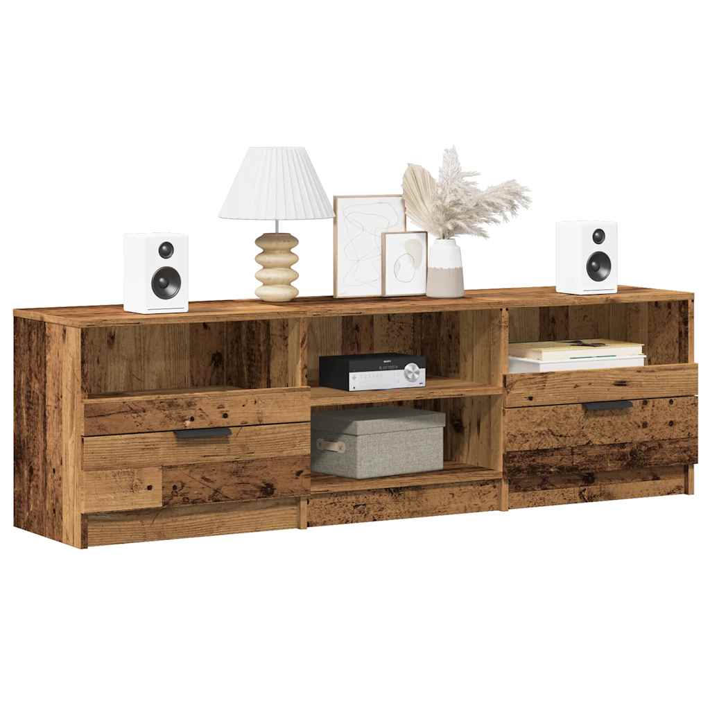 Mobile Porta TV Legno Vecchio 150x33,5x45 cm Legno Multistrato