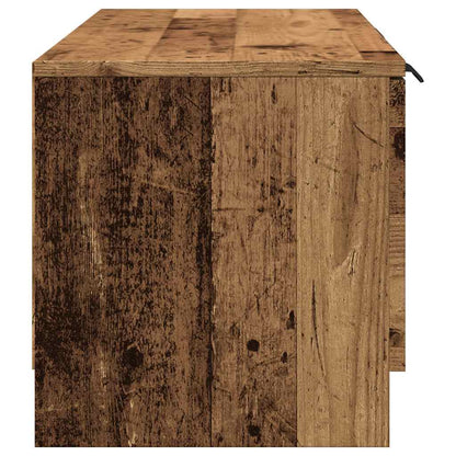 Mobile Porta TV Legno Vecchio 102x35x36,5 cm Legno Multistrato | homemem39