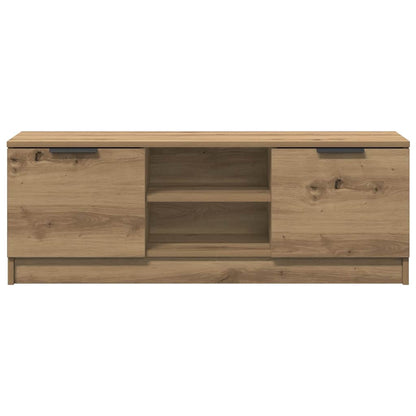 Mobile TV Marrone Artigianale 102x35x36,5 cm Legno Multistrato | homemem39