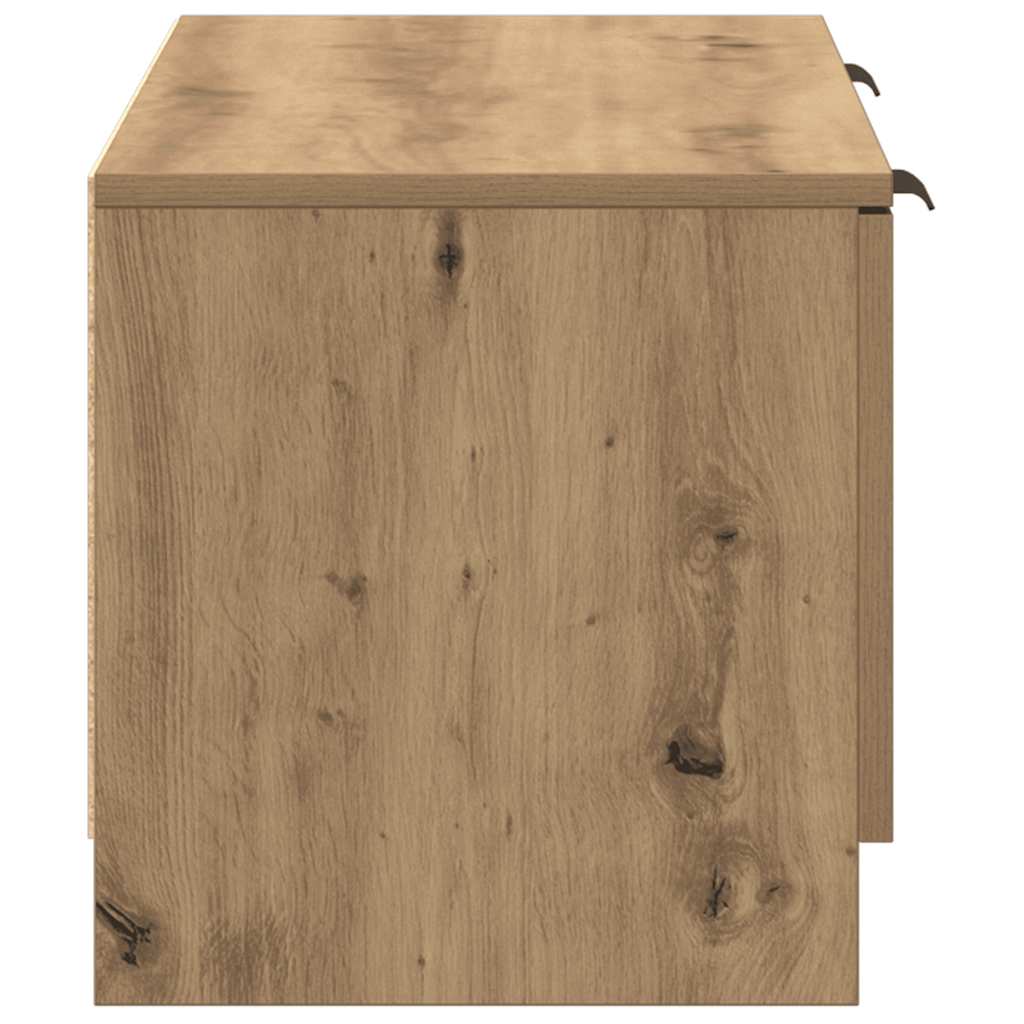 Mobile TV Marrone Artigianale 102x35x36,5 cm Legno Multistrato | homemem39