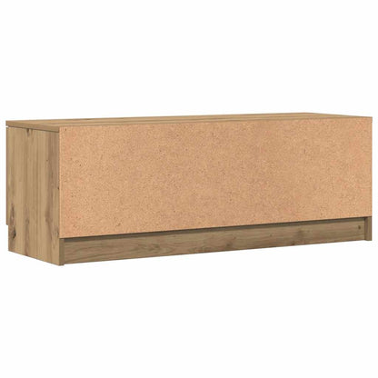 Mobile TV Marrone Artigianale 102x35x36,5 cm Legno Multistrato | homemem39