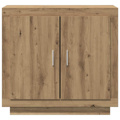 Credenza Rovere Artigianale 80x40x75 cm in Legno Multistrato - homemem39