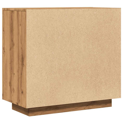Credenza Rovere Artigianale 80x40x75 cm in Legno Multistrato - homemem39