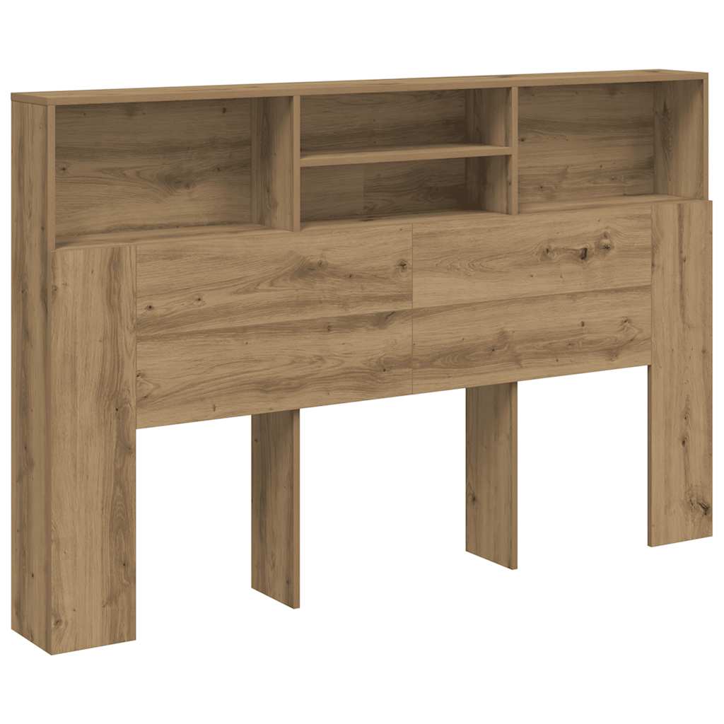 Testiera con Contenitore Artigianale 160x19x103,5cm Multistrato