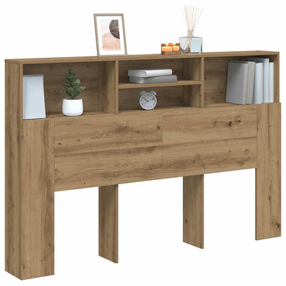 Testiera con Contenitore Artigianale 160x19x103,5cm Multistrato