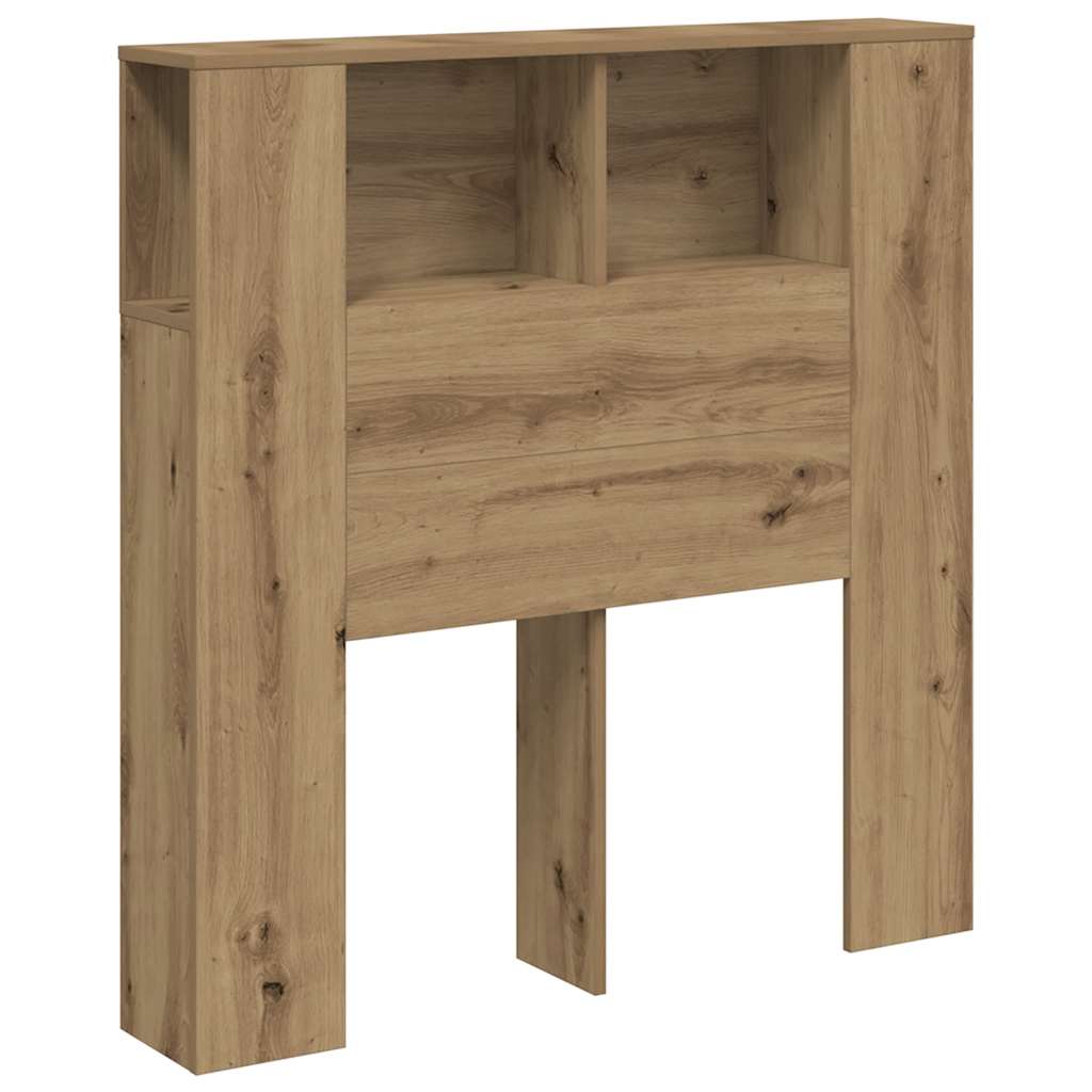 Testiera con Contenitore Artigianale 100x18,5x102,5cm Multistrato