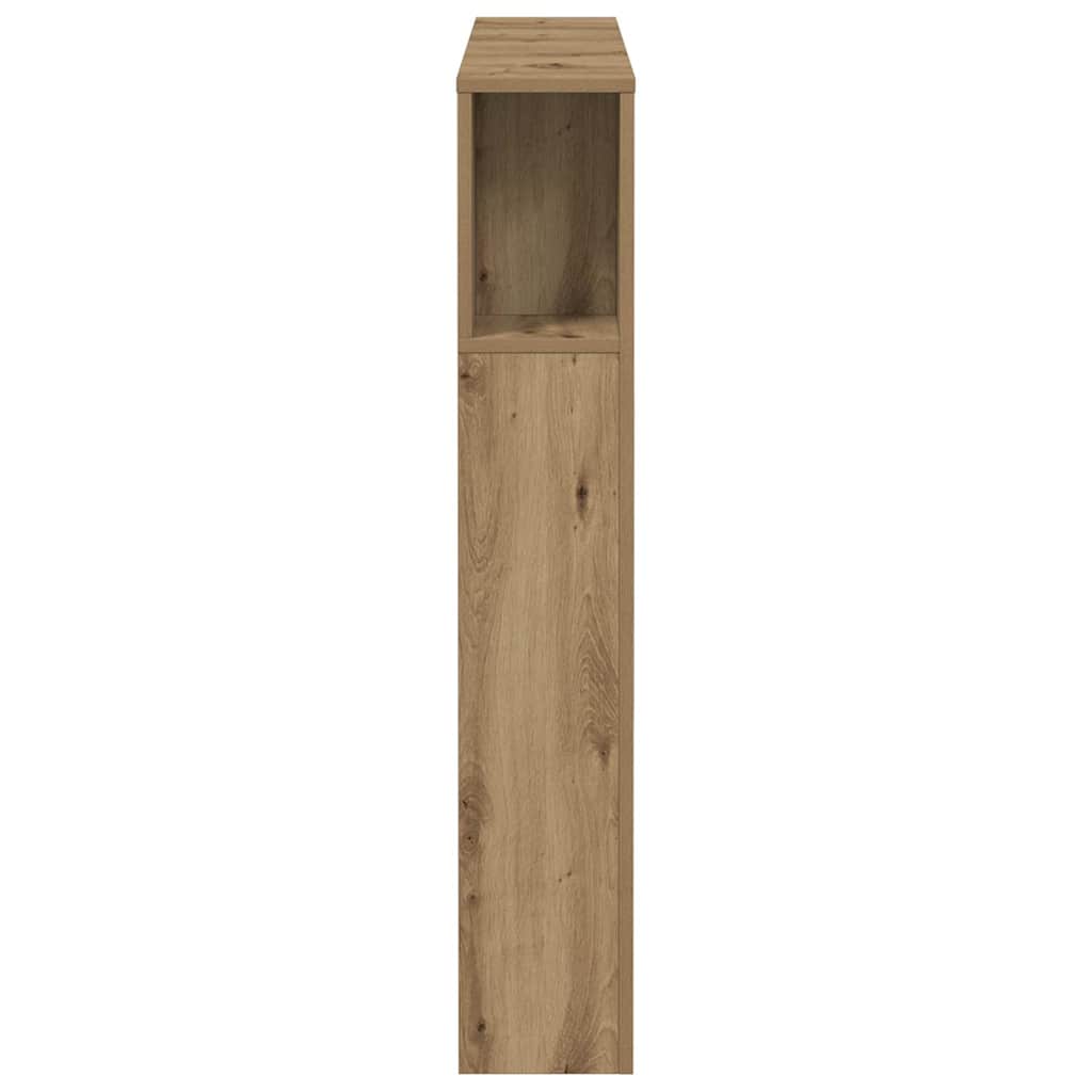 Testiera con Contenitore Artigianale 100x18,5x102,5cm Multistrato