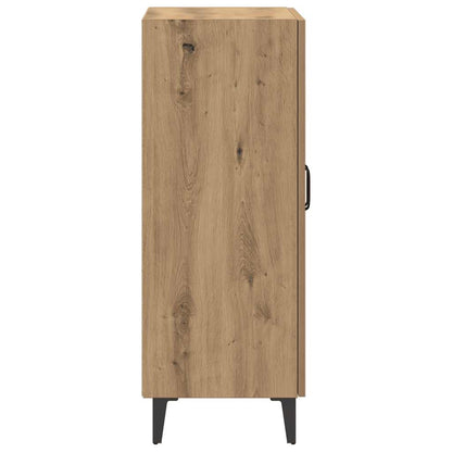 Credenza Rovere Artigianale 70x34x90 cm in Legno Multistrato - homemem39