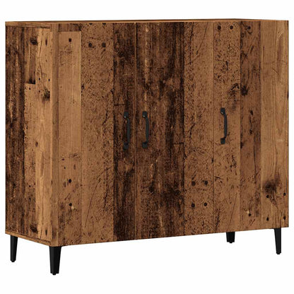 Credenza Legno Antico 90x34x80 cm in Legno Multistrato - homemem39