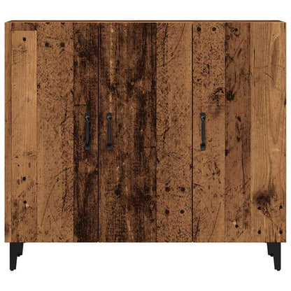 Credenza Legno Antico 90x34x80 cm in Legno Multistrato - homemem39