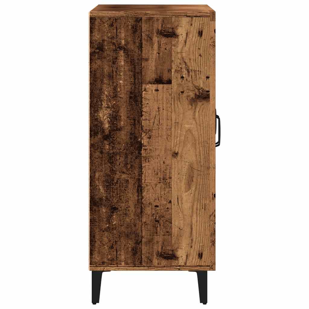 Credenza Legno Antico 90x34x80 cm in Legno Multistrato - homemem39