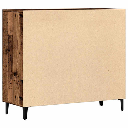 Credenza Legno Antico 90x34x80 cm in Legno Multistrato - homemem39