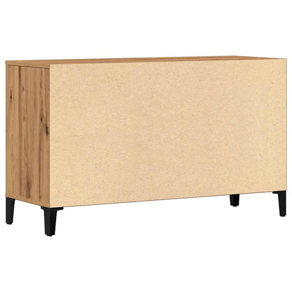 Credenza Rovere Artigianale 100x36x60 cm in Legno Multistrato - homemem39