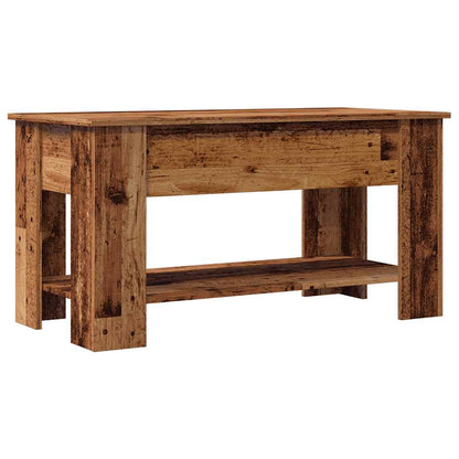Tavolino da Salotto Legno Vecchio 101x49x52 cm in Truciolato | homemem39