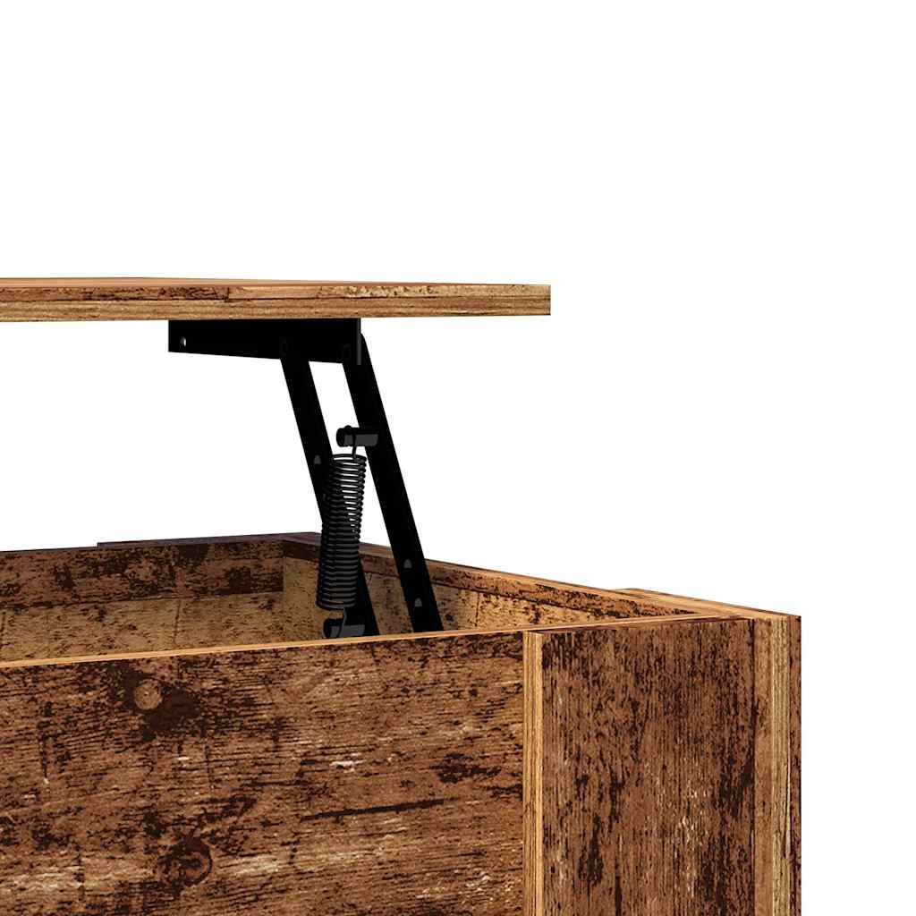 Tavolino da Salotto Legno Vecchio 101x49x52 cm in Truciolato | homemem39