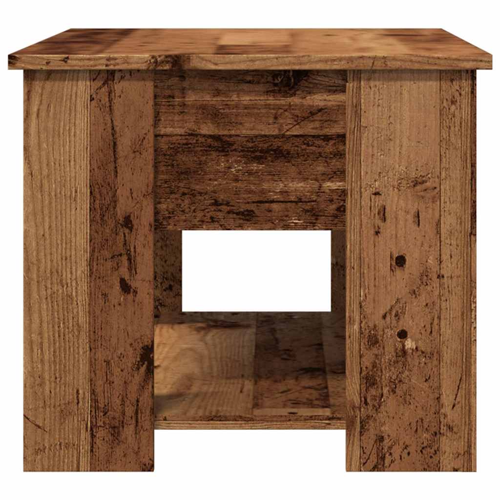 Tavolino da Salotto Legno Antico 79x49x41 cm Legno Multistrato | homemem39