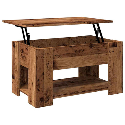 Tavolino da Salotto Legno Antico 79x49x41 cm Legno Multistrato | homemem39