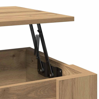 Tavolino da Salotto Rovere Artigianale 79x49x41 cm Truciolato | homemem39