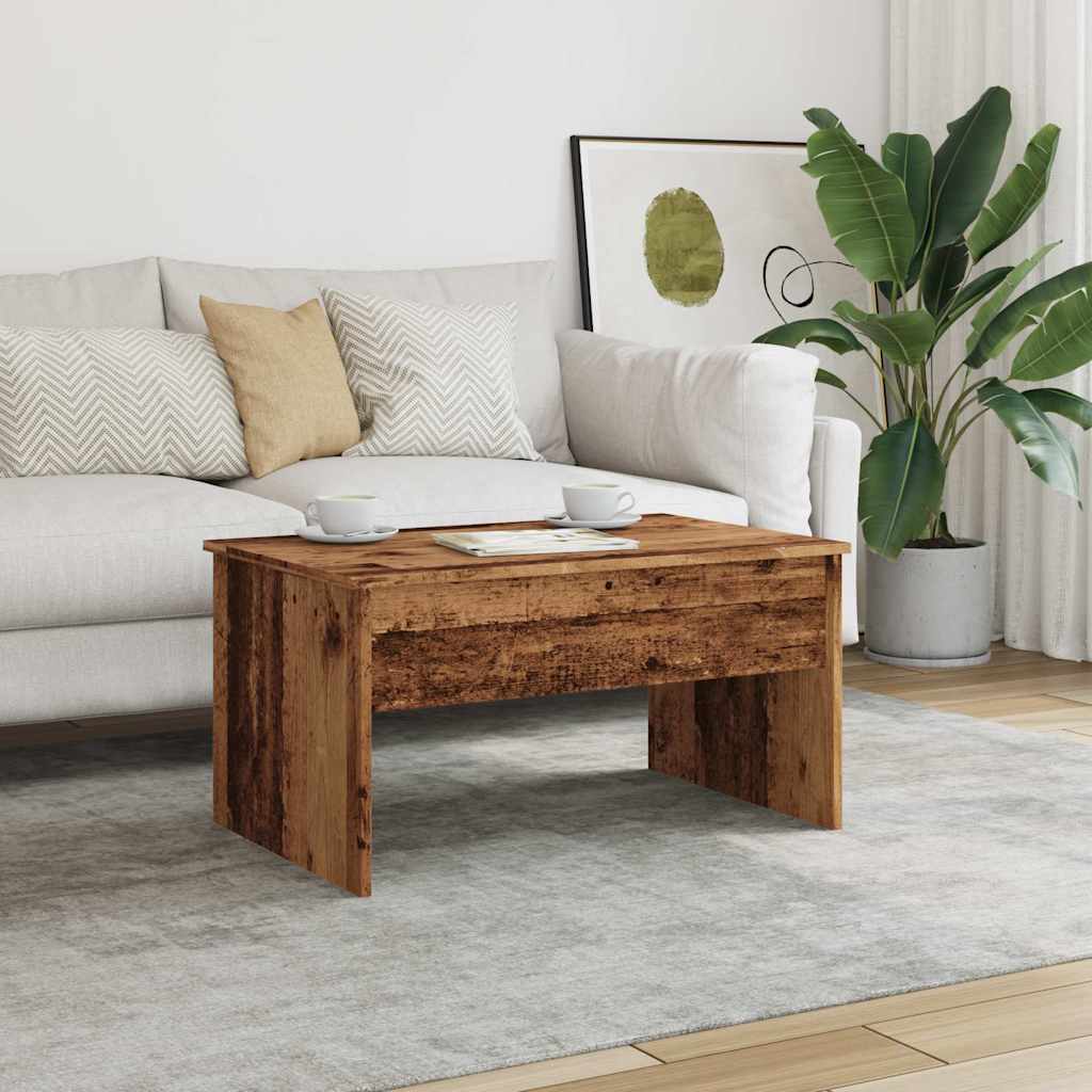 Tavolino da Salotto Rovere Antico 80x50,5x41,5 cm in Truciolato