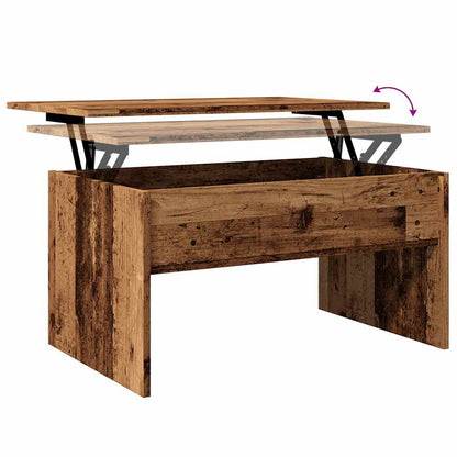 Tavolino da Salotto Rovere Antico 80x50,5x41,5 cm in Truciolato | homemem39