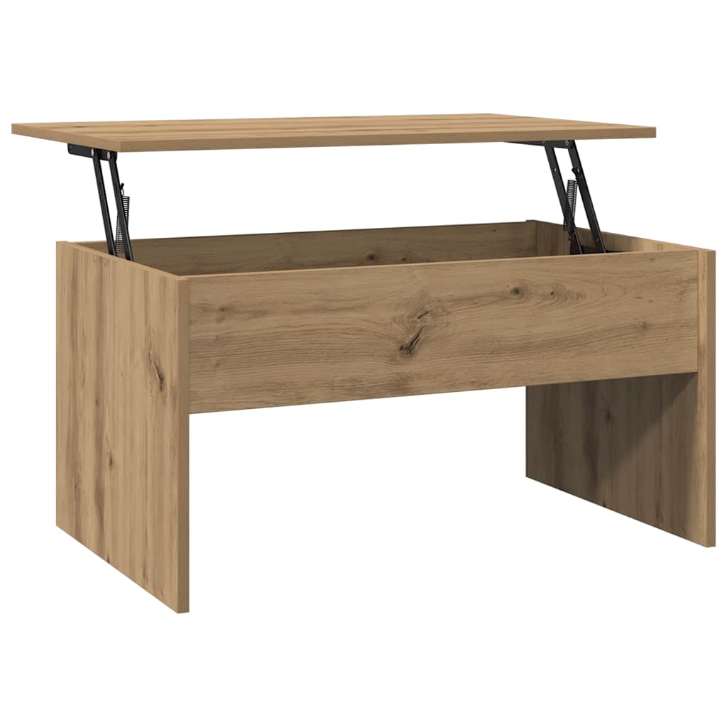 Tavolino Salotto Rovere Artigianale 80x50,5x41,5 cm Truciolato | homemem39