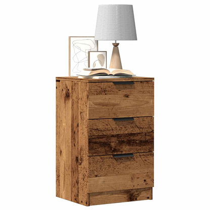 Comodini Legno Antico 2 pz 40x36x65 cm in Legno Multistrato - homemem39