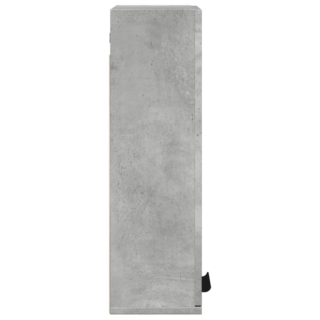Mobile da Bagno a Parete Grigio Cemento 32x20x67 cm | homemem39