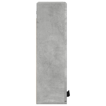 Mobile da Bagno a Parete Grigio Cemento 32x20x67 cm | homemem39