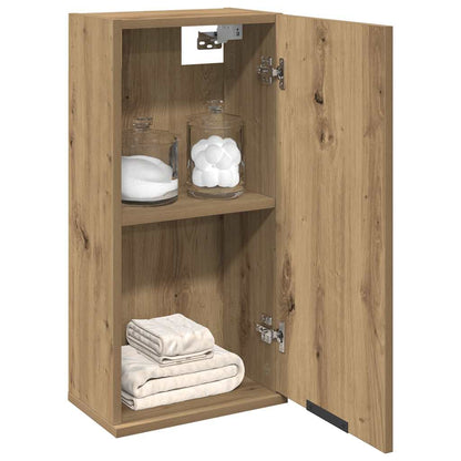 Mobile da Bagno a Parete Rovere Artigianale 32x20x67 cm | homemem39