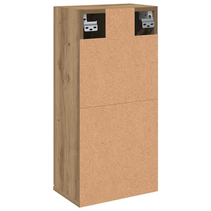 Mobile da Bagno a Parete Rovere Artigianale 32x20x67 cm | homemem39
