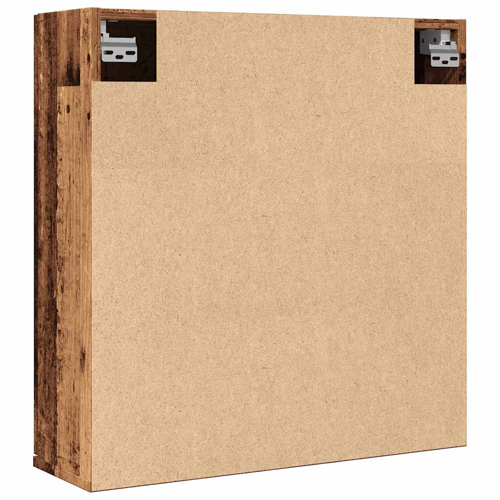 Mobile Bagno con Specchio Legno Antico Legno Multistrato | homemem39
