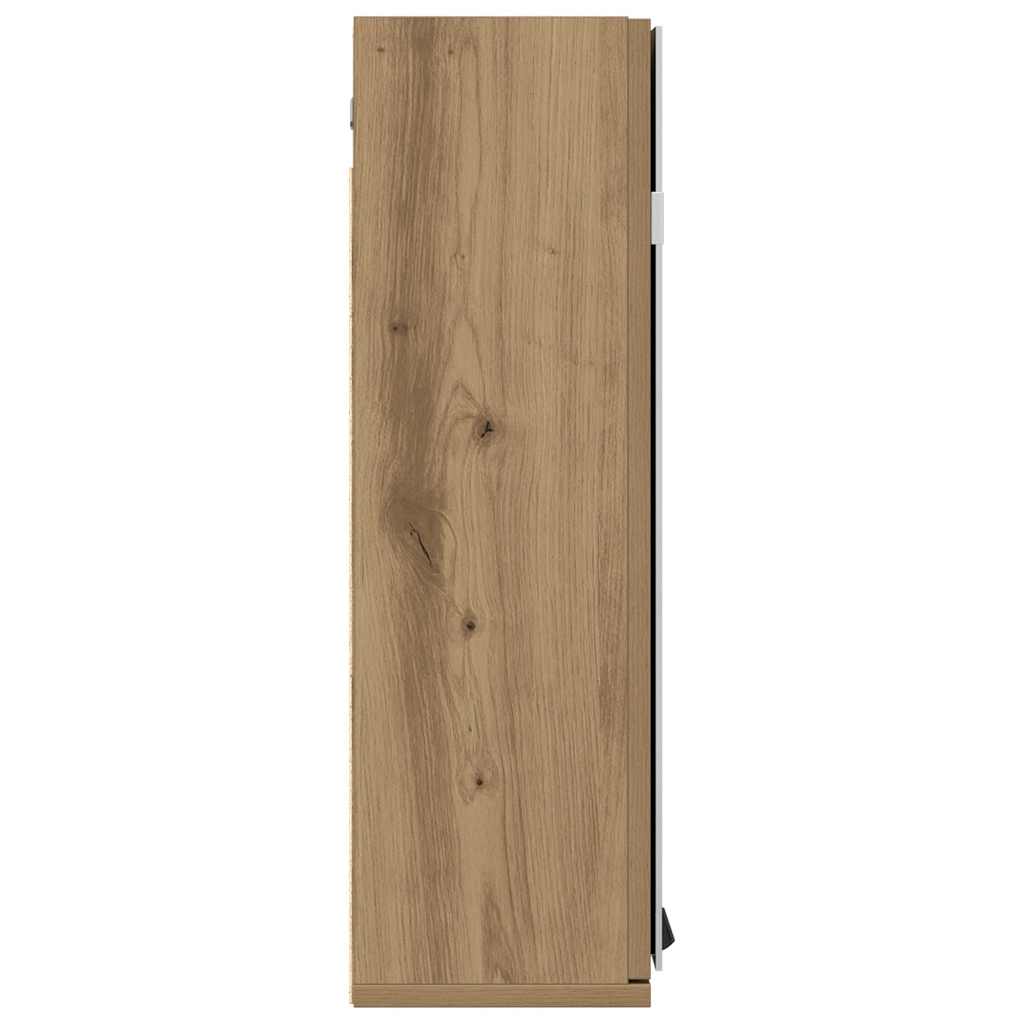 Mobile da Bagno Specchio Rovere Artigianale Legno Multistrato | homemem39
