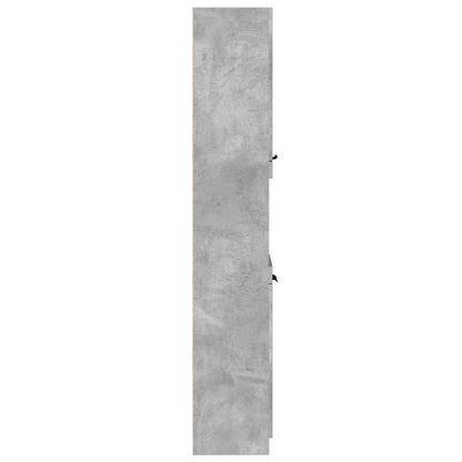 Mobile da Bagno Grigio Cemento 32x34x188,5 cm Legno Multistrato | homemem39