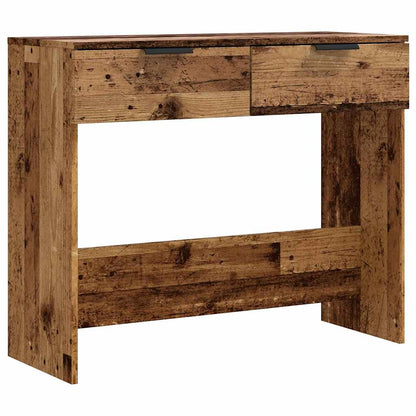 Tavolo Consolle in Legno Vecchio 90x36x75 cm Legno Multistrato | homemem39
