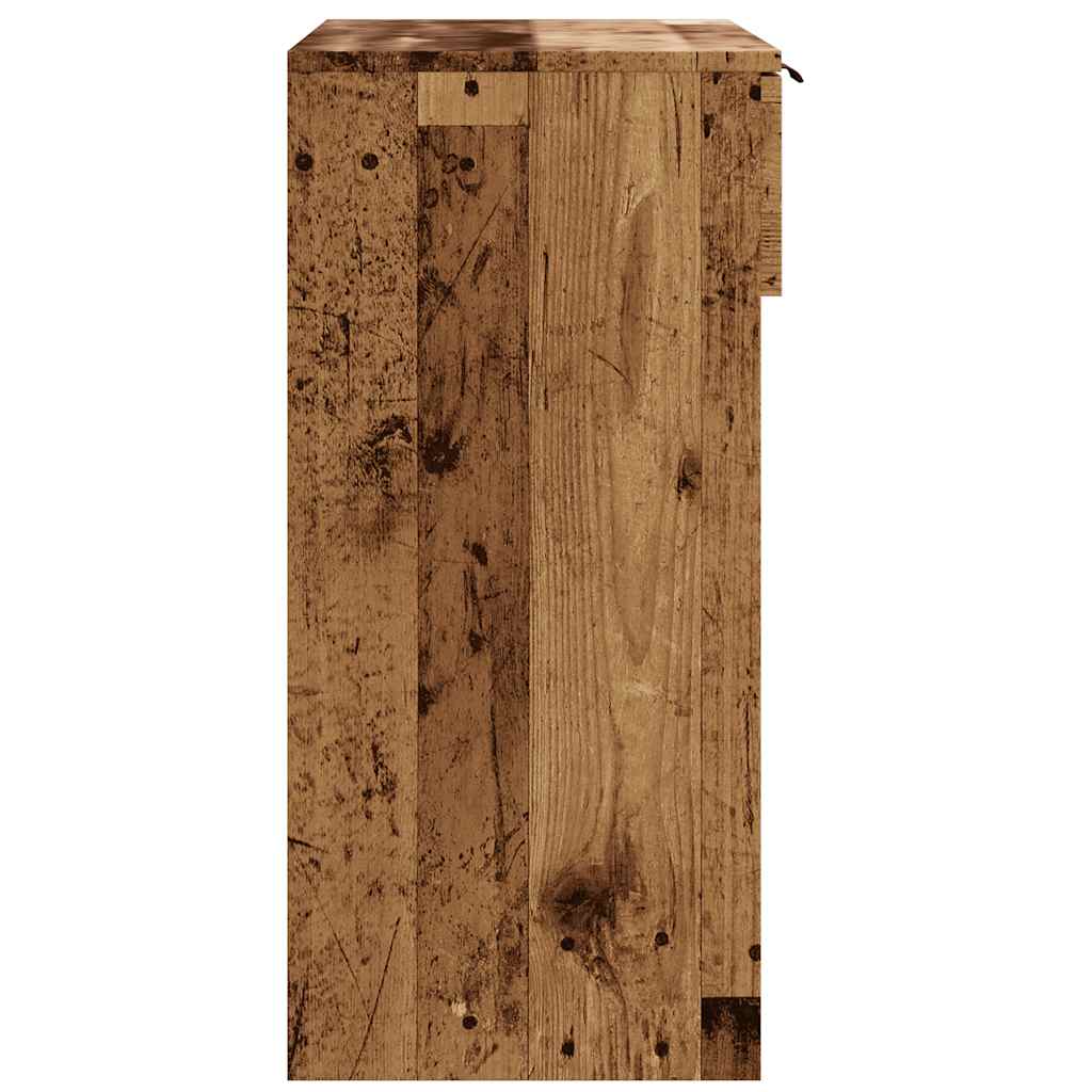 Tavolo Consolle in Legno Vecchio 90x36x75 cm Legno Multistrato | homemem39