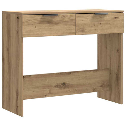 Tavolo Consolle Rovere Artigianale 90x36x75 cm in Truciolato | homemem39
