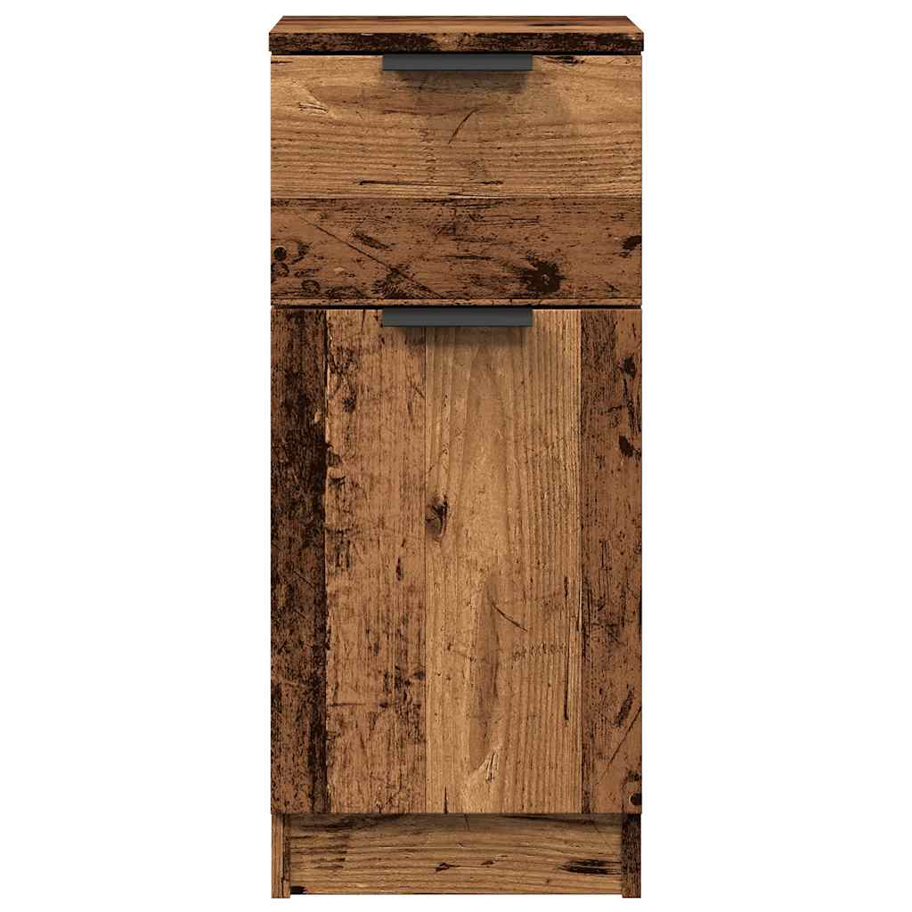 Credenze 2 pz Legno Antico 30x30x70 cm in Legno Multistrato | homemem39