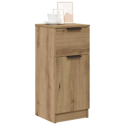 Credenza Rovere Artigianale 30x30x70 cm in Legno Multistrato | homemem39
